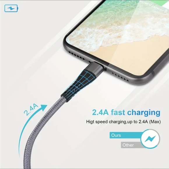 Apple Certified 6ft Lightning Charger C Cable iPhone 14/13/12/11/X/XS/XR/XS iPad - Picture 4 of 16
